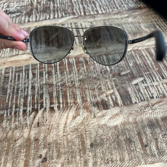 Michael Kors Black Aviator Sunglasses